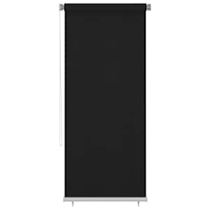 vidaXL Lauko roletas, juodos spalvos, 100x230cm