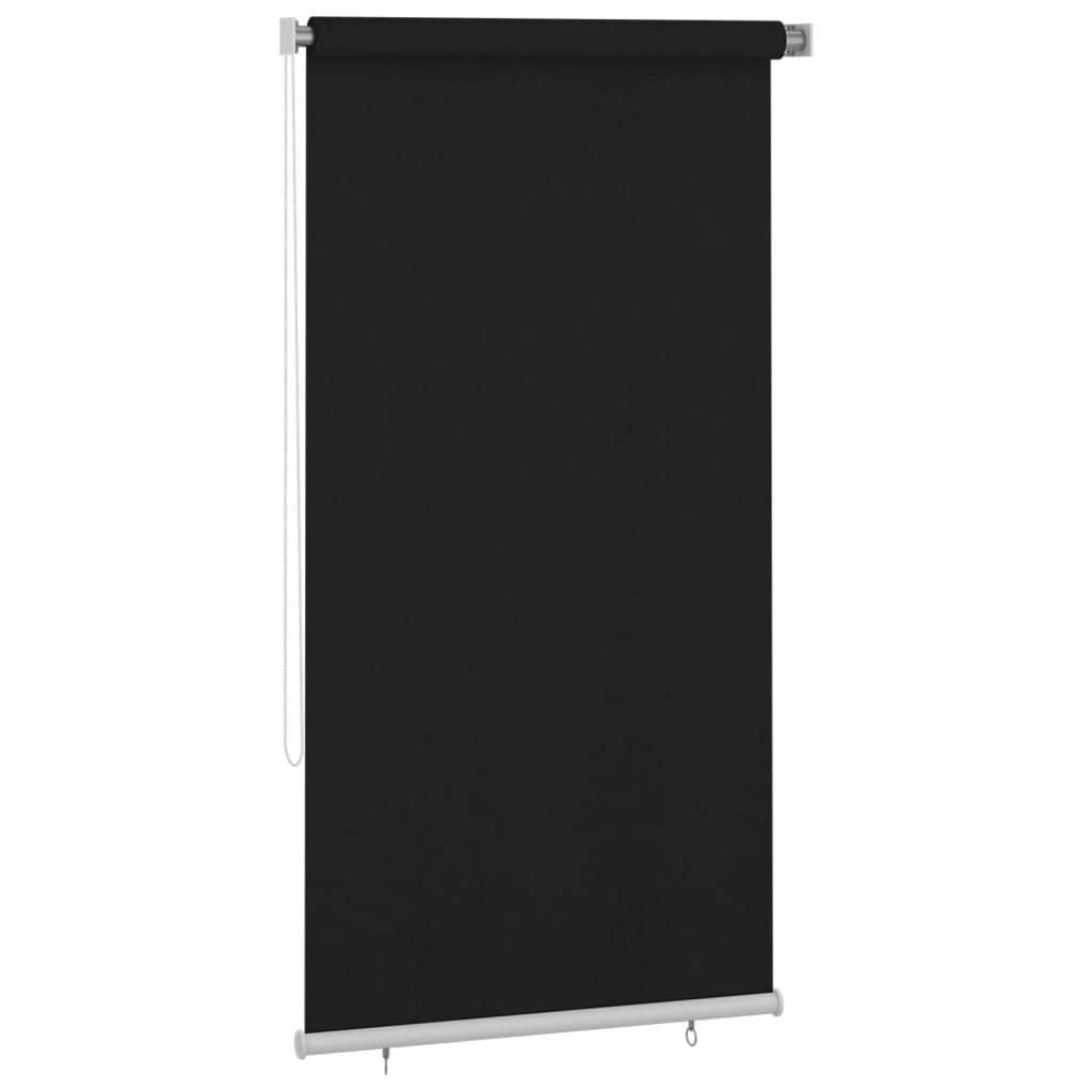 Tenda a Rullo per Esterni 120x230 cm Nera