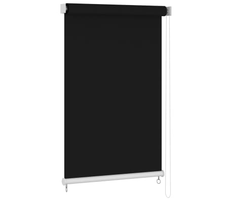 vidaXL Outdoor Roller Blind 180x230 cm Black