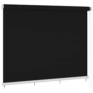 vidaXL Au&szlig;enrollo 350x230 cm Schwarz