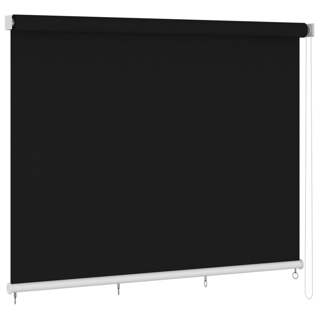 vidaXL fekete kültéri sötétítő roló 400 x 230 cm