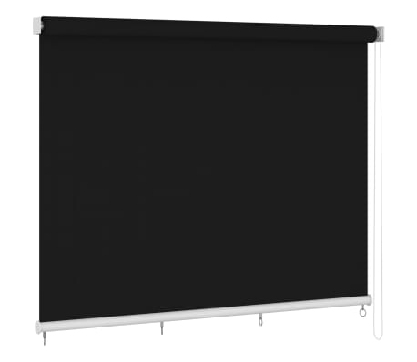 vidaXL Outdoor Roller Blind 400x230 cm Black