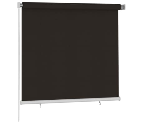 vidaXL Vonkaj&scaron;ia zatemňovacia roleta 160x140 cm hned&aacute; HDPE