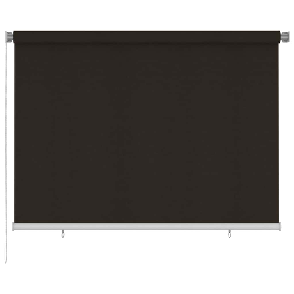 vidaXL Venkovní roleta 205 (Š) x 140 (V) cm hnědá HDPE