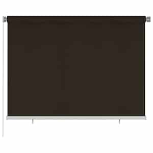 Zunanje rolo senčilo 200x140 cm rjavo HDPE