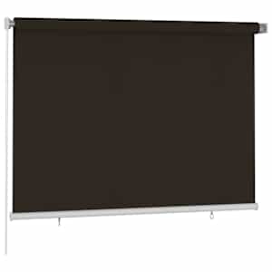 Venkovní roleta 205 (Š) x 140 (V) cm hnědá HDPE - obrázek 2