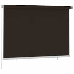 vidaXL Store roulant d'ext&eacute;rieur 200x140 cm Marron PEHD