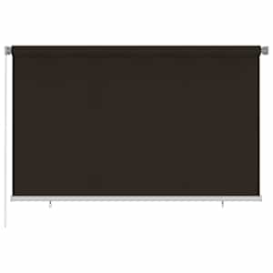 Zunanje rolo senčilo 240x140 cm rjavo HDPE