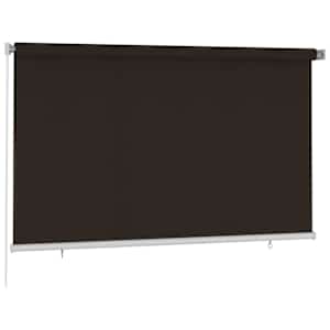 vidaXL Lauko roletas, rudos spalvos, 240x140cm, HDPE