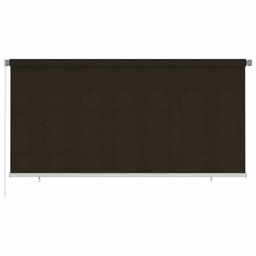 vidaXL udendørs rullegardin 305 (B) x 140 (H) cm HDPE brun