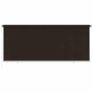 Zunanje rolo senčilo 350x140 cm rjavo HDPE