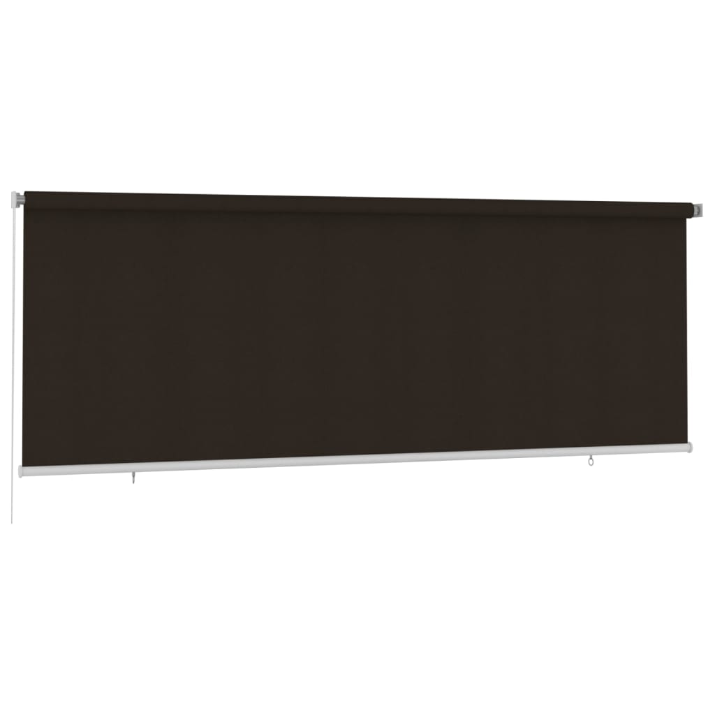Rolgordijn voor buiten 400x140 cm HDPE bruin image 2