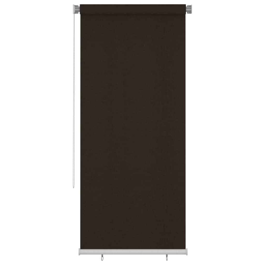 vidaXL Jaluzea tip rulou de exterior, maro, 100x230 cm, HDPE