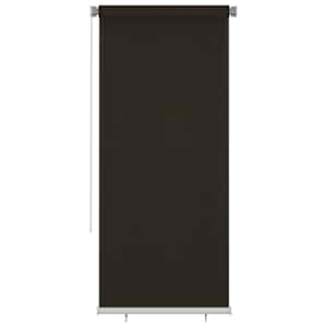Zunanje rolo senčilo 100x230 cm rjavo HDPE