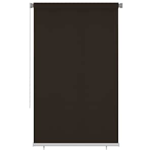 Zunanje rolo senčilo 140x230 cm rjavo HDPE