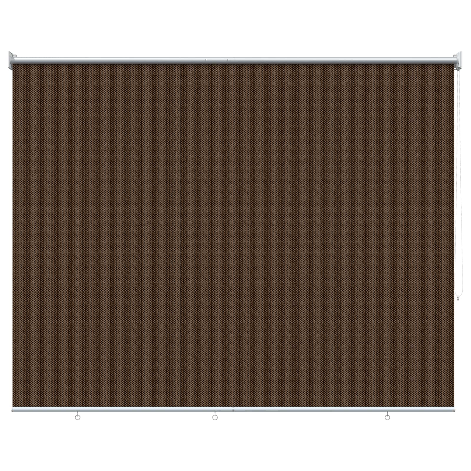 vidaXL Außenrollo 145 (B)x230 (H) cm Braun HDPE – Bild 2