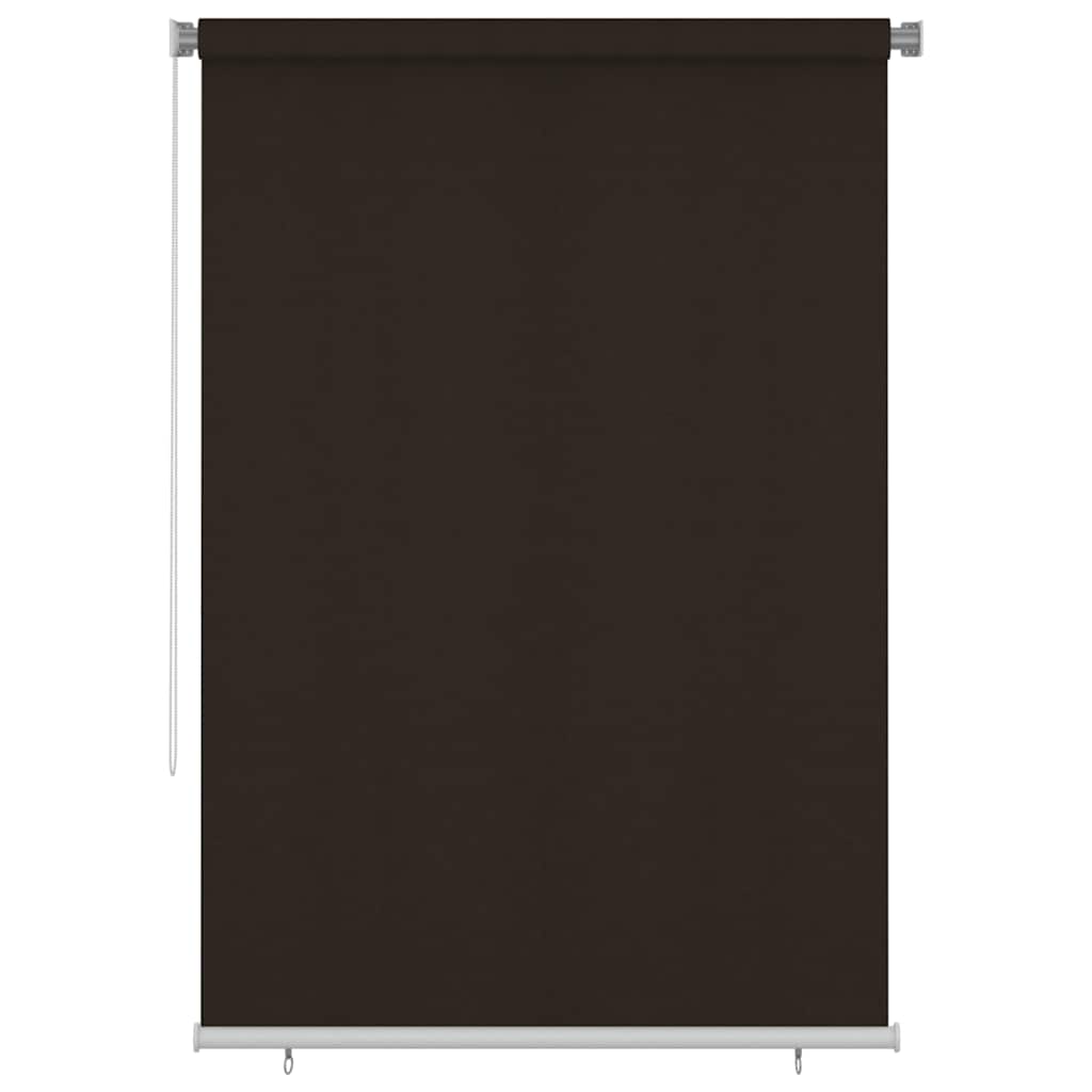 vidaXL Venkovní roleta 160 x 230 cm hnědá HDPE