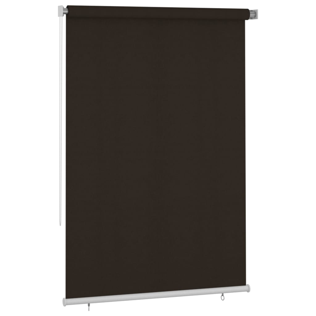 vidaXL Rolgordijn voor buiten 160x230 cm HDPE bruin