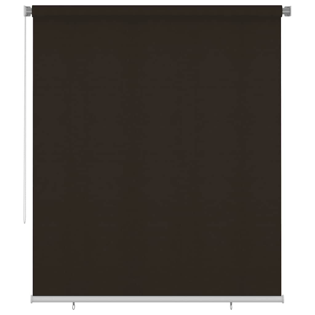 vidaXL Jaluzea rulantă de exterior 205 (l) x 230 (î) cm, maro, HDPE