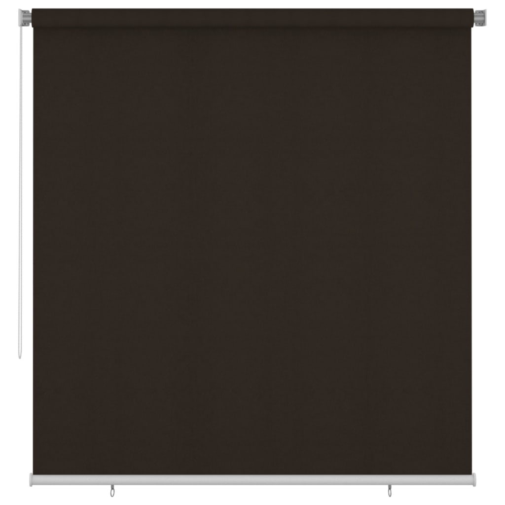 vidaXL Jaluzea tip rulou de exterior, maro, 220x230 cm, HDPE