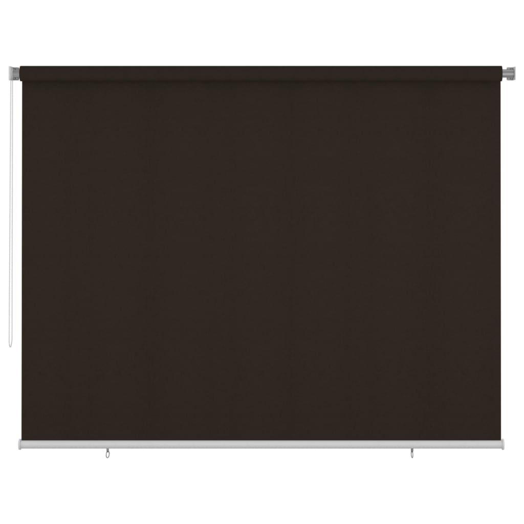 vidaXL Jaluzea tip rulou de exterior, maro, 300x230 cm, HDPE
