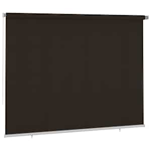 vidaXL Outdoor Roller Blind 300x230 cm Brown HDPE