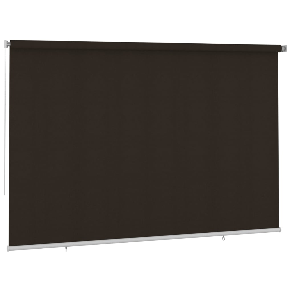 Rolgordijn voor buiten 350x230 cm HDPE bruin image 2