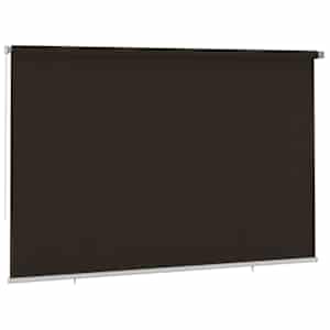 vidaXL Au&szlig;enrollo 350x230 cm Braun HDPE