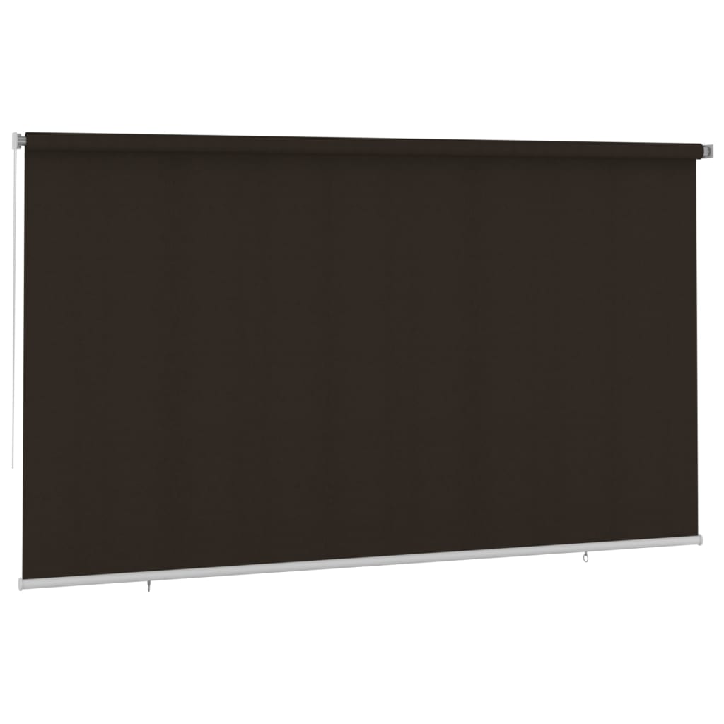 Rolgordijn voor buiten 400x230 cm HDPE bruin image 2