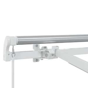 Rám markýzy s LED pásovými světly Bílá 350 x 250 cm Hliník - obrázek 11