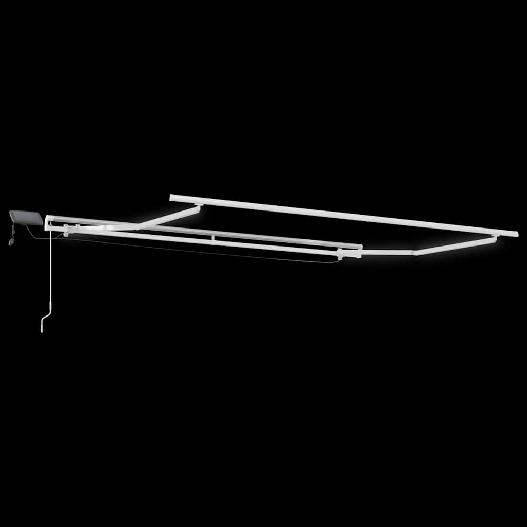 vidaXL Markies met Handmatig Wit 3,5 x 2,5 m Metaal