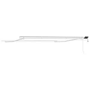 Rám markýzy s LED pásovými světly Bílá 400 × 300 cm Hliník - obrázek 8