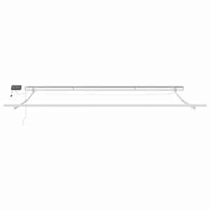 Rám markýzy s LED pásovými světly Bílá 400 × 350 cm Hliník - obrázek 6