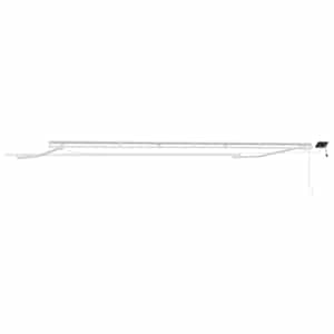 Rám markýzy s LED pásovými světly Bílá 600 × 350 cm Hliník - obrázek 8