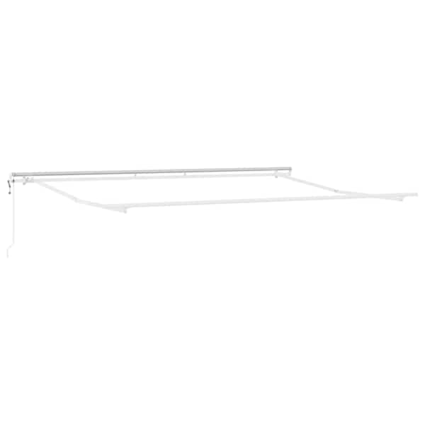 vidaXL Kailastud raam Valge 450 &times; 300 cm Alumiinium