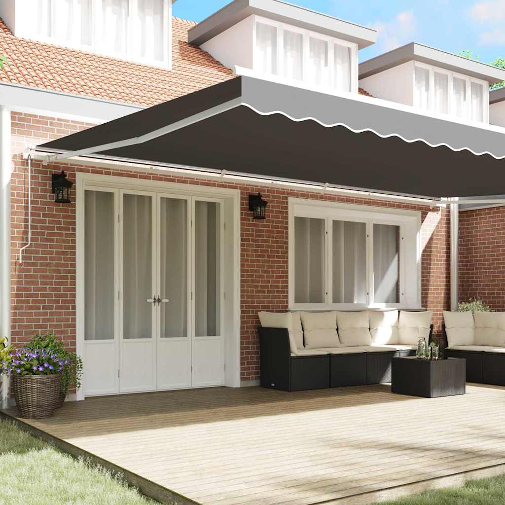 vidaXL Markies Handmatig Wit 6 x 3 m Metaal