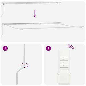 Okvir tende Bela 600 × 350 cm Aluminij - slika 8