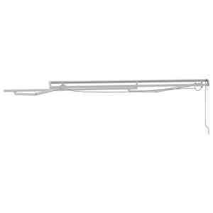 Rám markýzy s LED pásovými světly Bílá 350 x 250 cm Hliník - obrázek 8