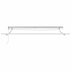 Rám markýzy s LED pásovými světly Bílá 350 x 250 cm Hliník - obrázek 6