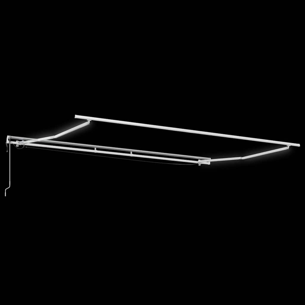 vidaXL Markies Wit 5 x 3 m Metaal