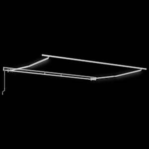 Rám markýzy s LED pásovými světly Bílá 450 × 350 cm Hliník - obrázek 5