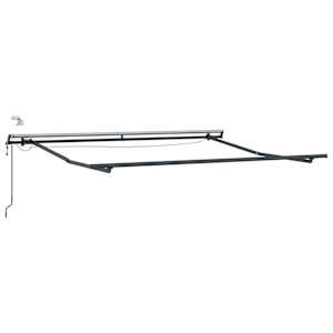 vidaXL Kailastud raam Antratsiit 300 x 250 cm Alumiinium