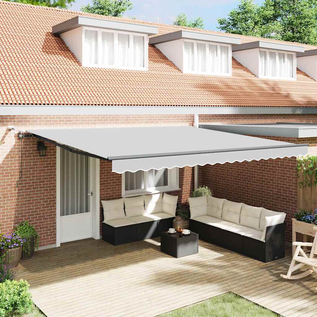 Copertină cu Antracit 4,5 × 3,5 m Metal