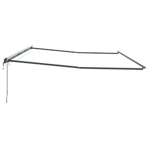 Rám markýzy s LED pásovými světly Antracit 600 × 350 cm Hliník - obrázek 7