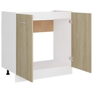 Skříňka pod dřez dub sonoma 80 x 46 x 81,5 cm kompozitní dřevo - obrázek 5