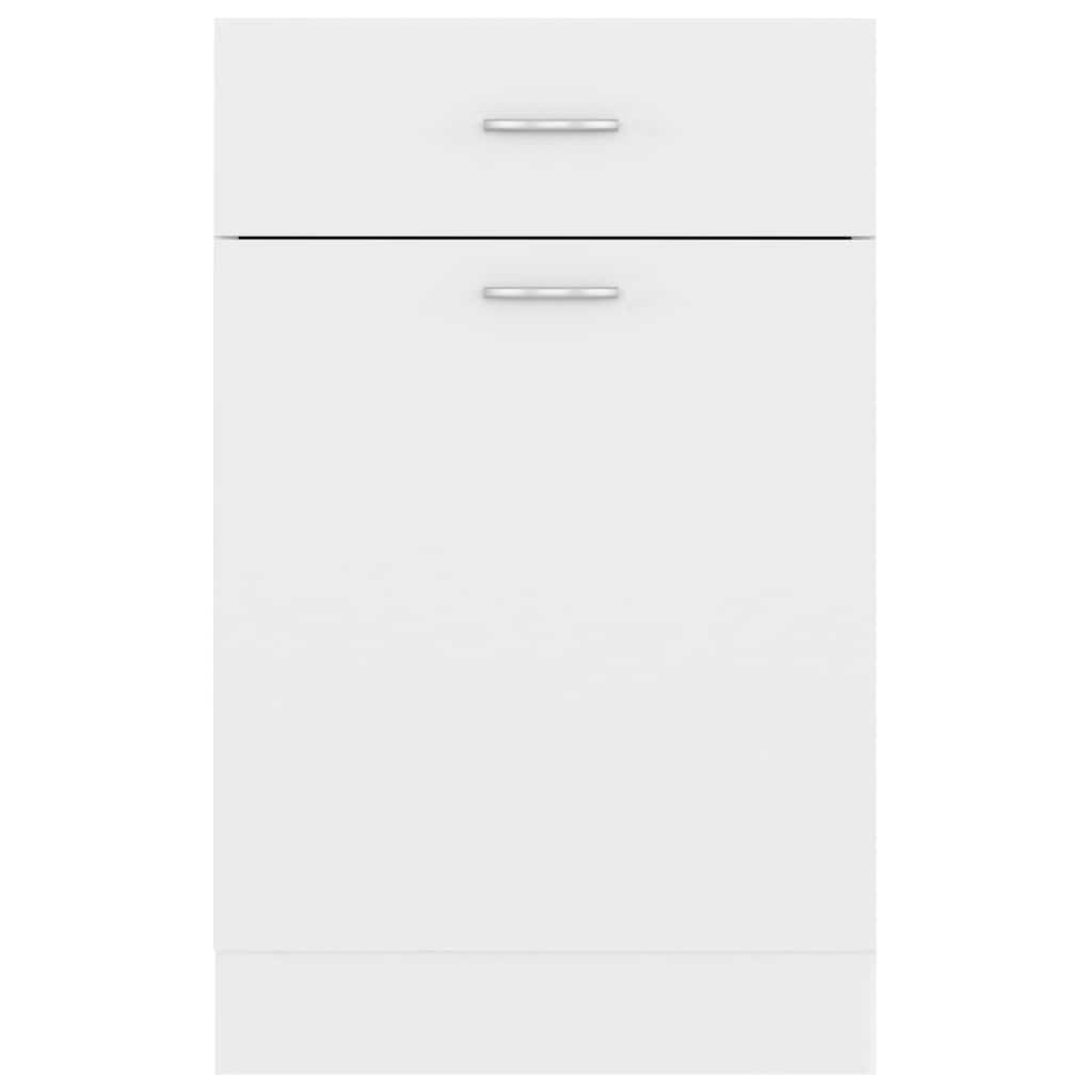 Armoire De Plancher à Tiroir Blanc 50x46x81,5 Cm Aggloméré VidaXL 19 width=274