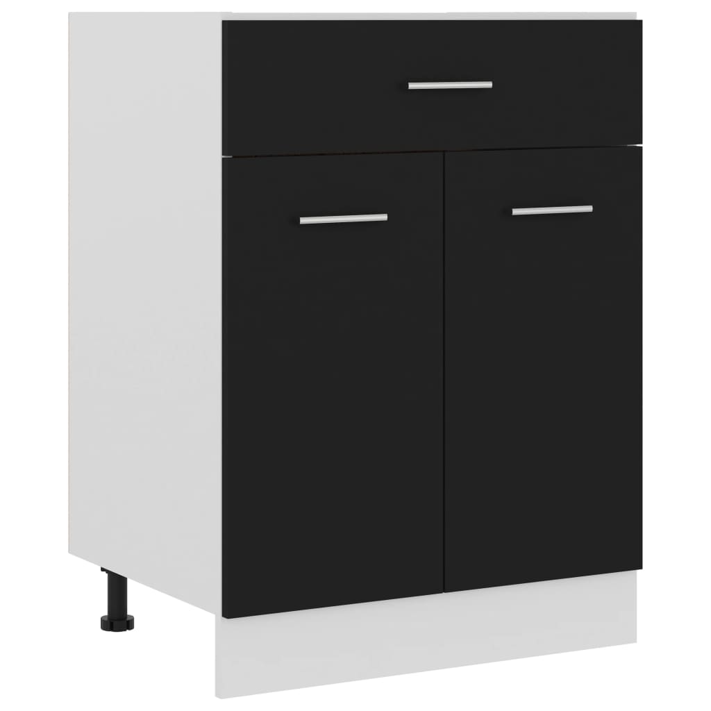 Kitchen Cabinet Home Storage Shelf Organiser Cupboard Engineered Wood vidaXL
