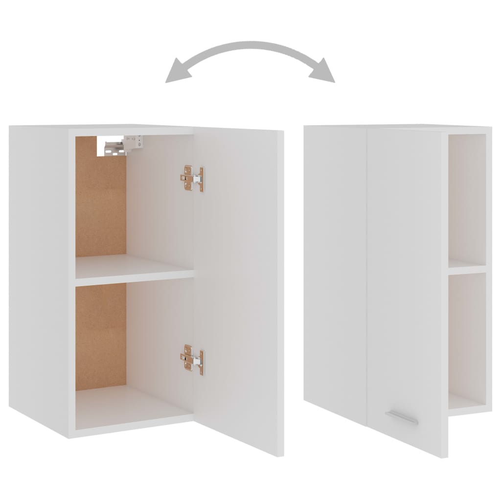 Fehér forgácslap függő szekrény 29,5 x 31 x 60 cm 