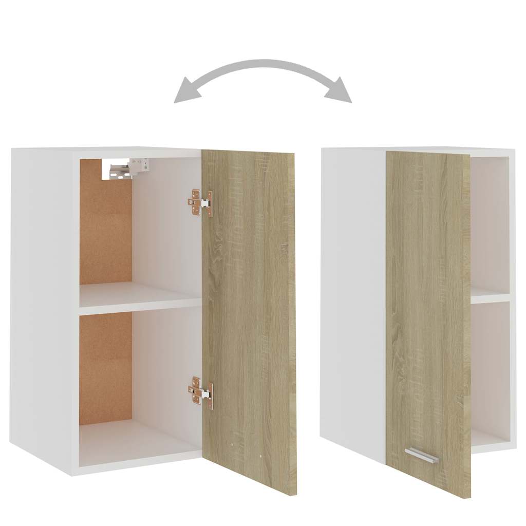 Hanging Cabinet Sonoma Oak 29.5x31x60 Cm Engineered Wood VidaXL 14 width=274