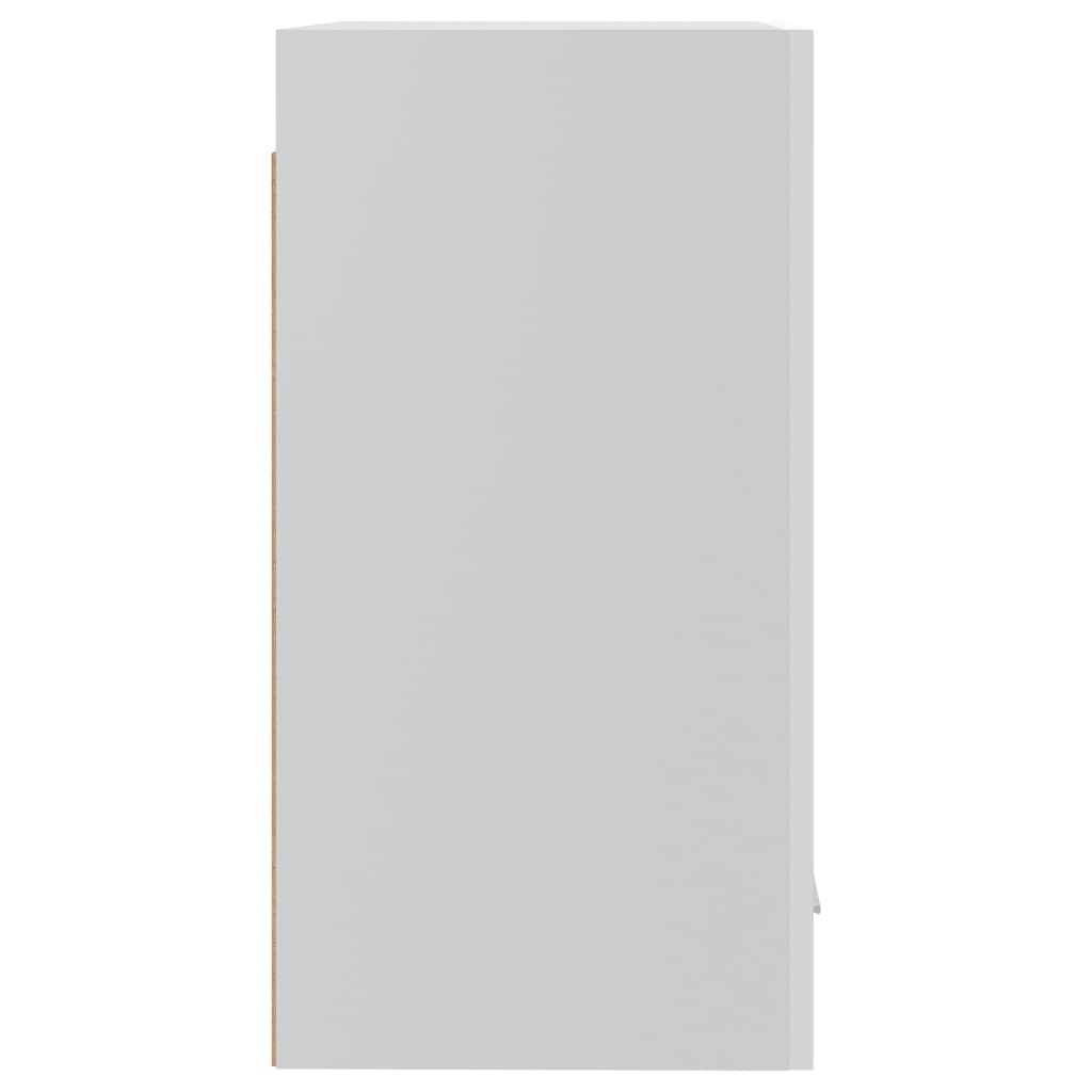 Hängeschrank Hochglanz-Weiß 39,5x31x60 cm Spanplatte